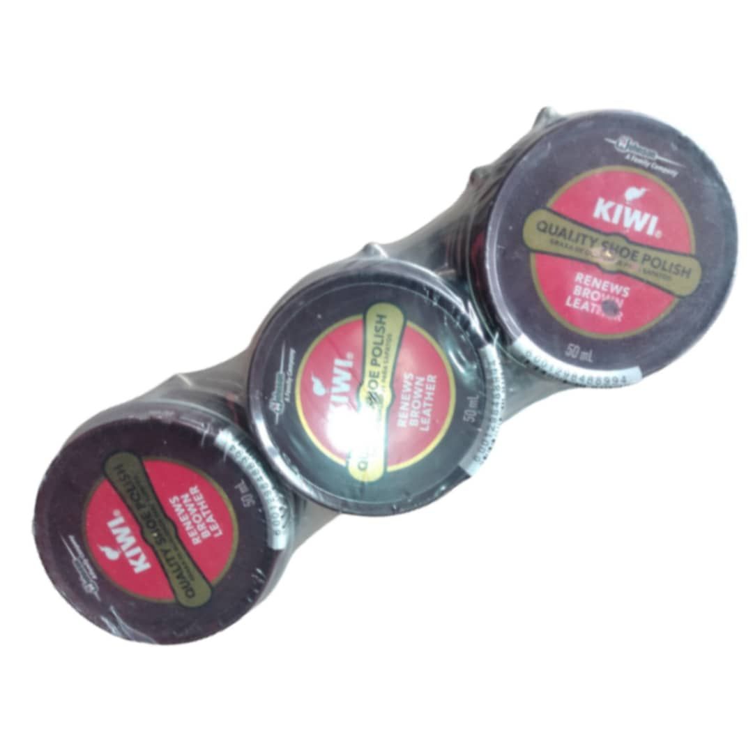 Quality Shoe Polish Brown 3pcs