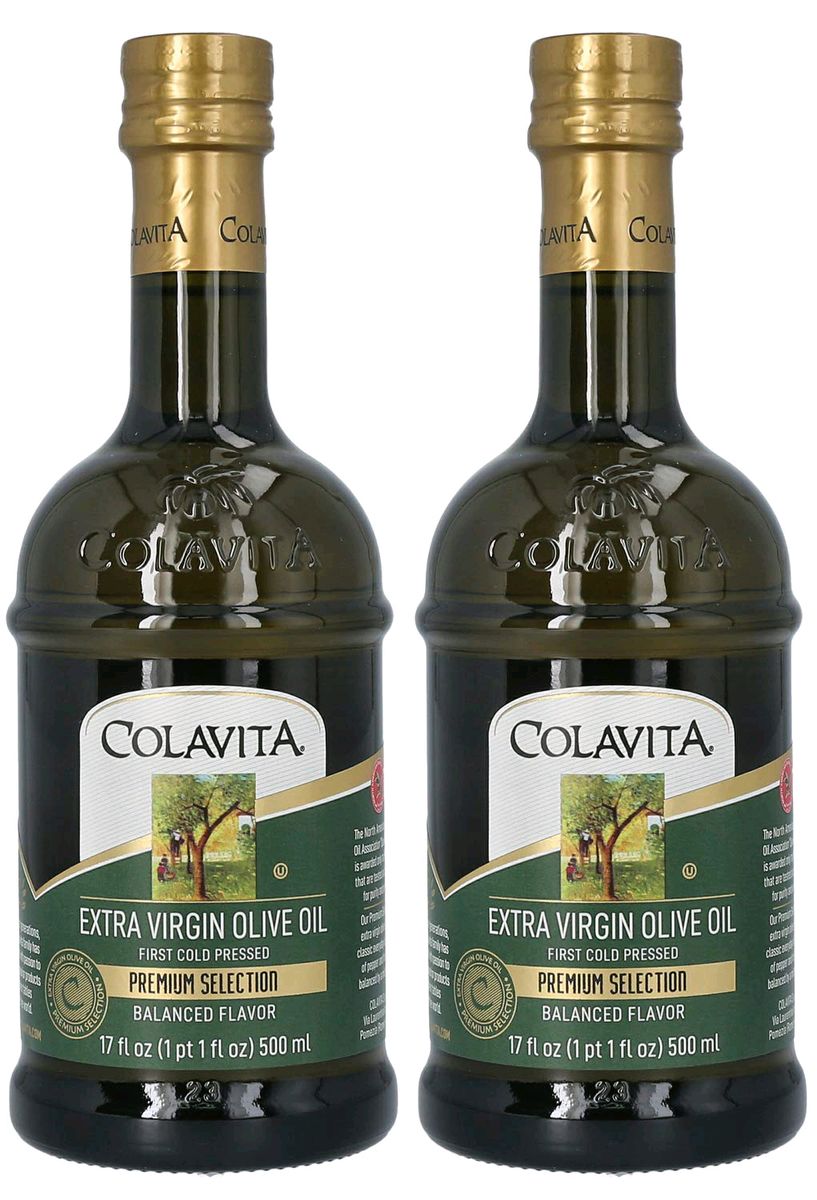 Two Bottles Of Premium Extra Virgin Olive Oil - 500ml