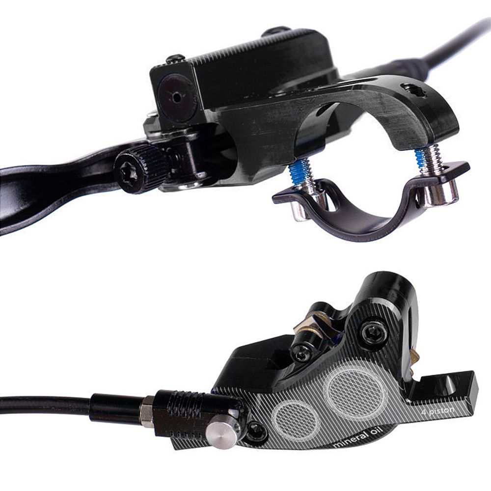 4-Piston MTB Hydraulic Bike Disc Brake Aluminum Front And