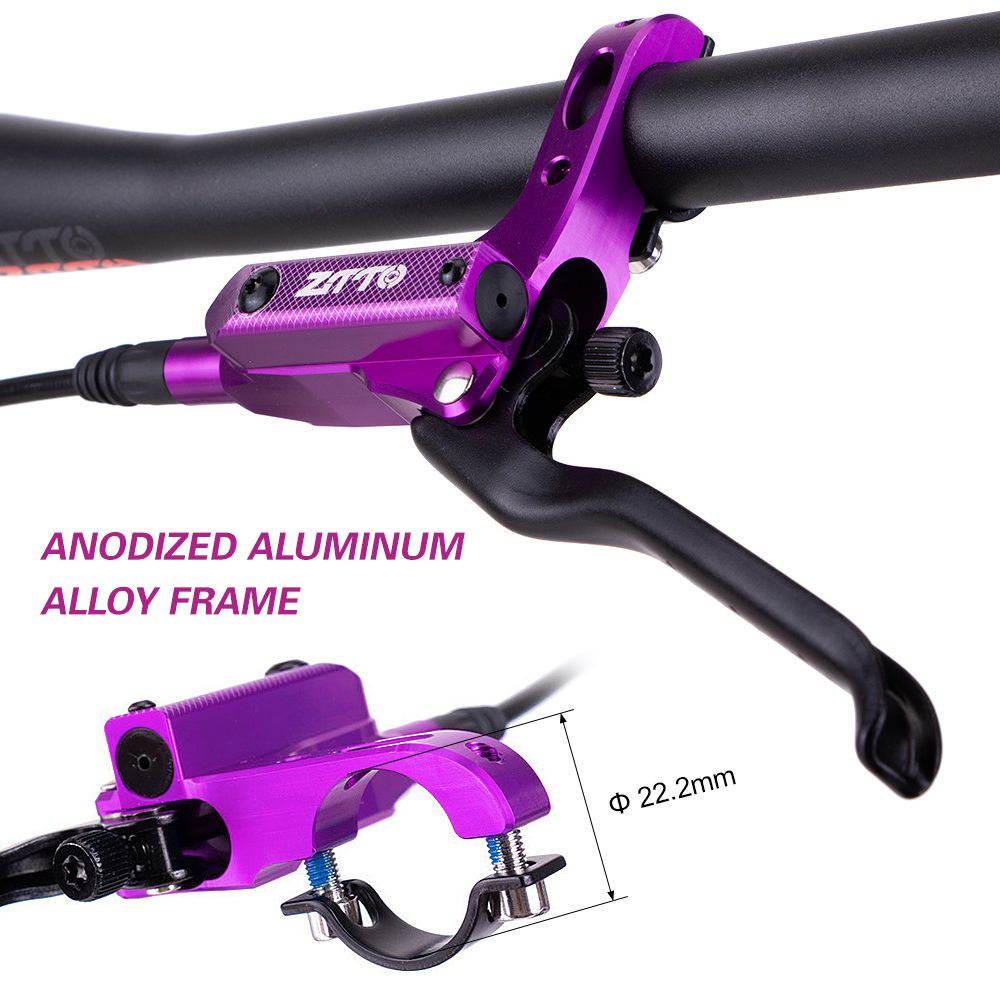 4-Piston MTB Hydraulic Bike Disc Brake Aluminum Front And