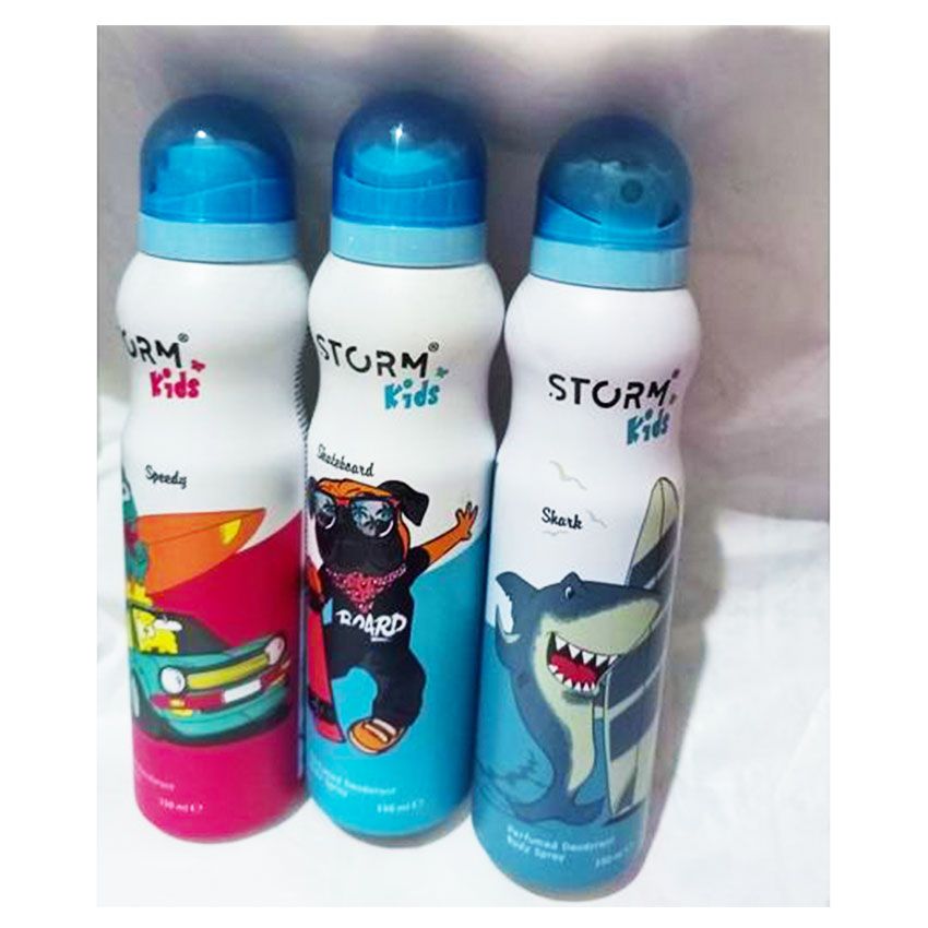 Kid's Perfumed Deodorant Body Spray- 3pcs