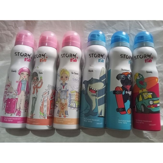 Kid's Perfumed Deodorant Body Spray- 6pcs