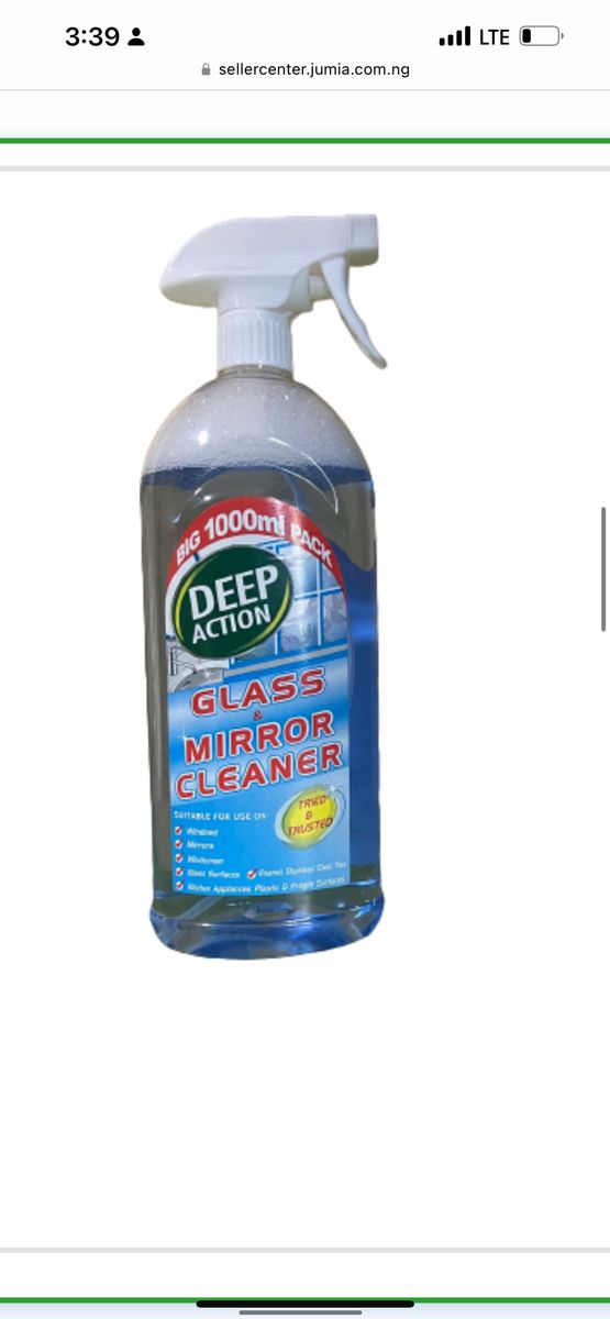 Multi-Purpose  Glasses And Mirror Cleaner- 1000ml Spray