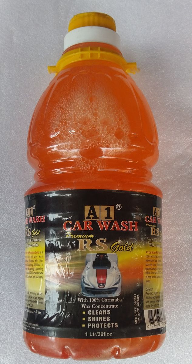 Premium Gold Liquid Car Wash With Carnauba Wax