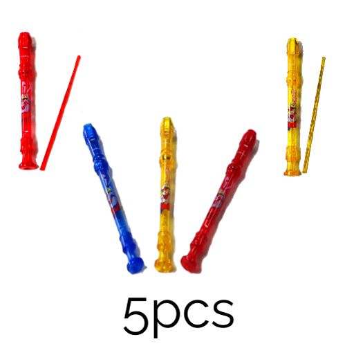 8 Holes Recorder Flute Baroque Musical Instrument (5pcs)