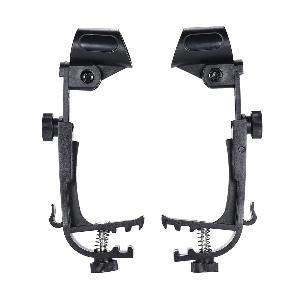 2pcs Clamp Clip On Drum Rim Microphone Mic Mount Holder