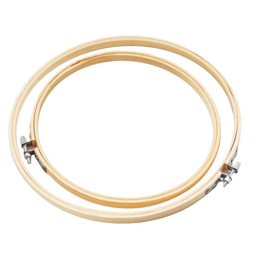 2Pcs/set Bamboo Hand Embroidery Stitch Hoop Frames 4 Inch,