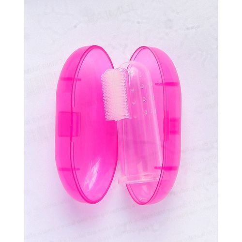 Finger Tooth Brush With Brush Case -