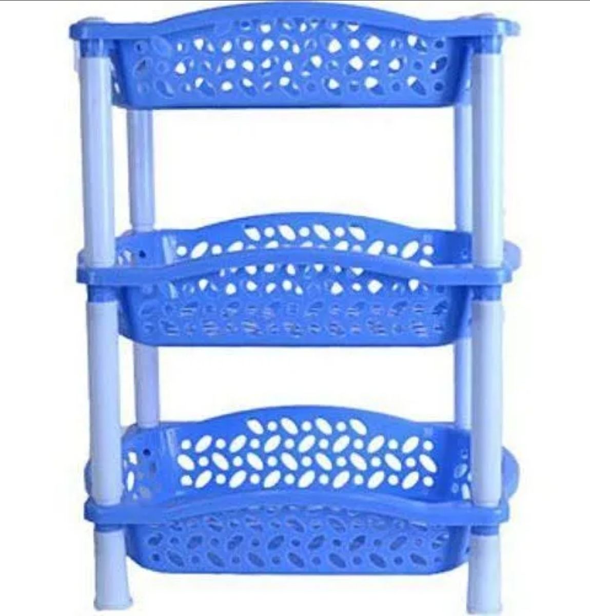 3 TIERS PLASTIC TROLLEY/STORAGE RACK
