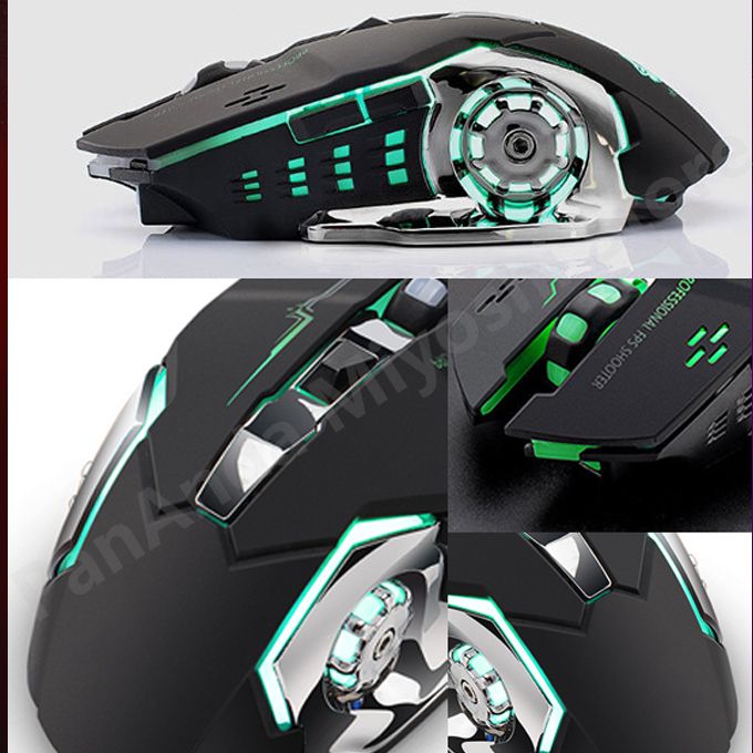 Ultra-sensitive 2.4GHz Wireless Charging Game Mouse