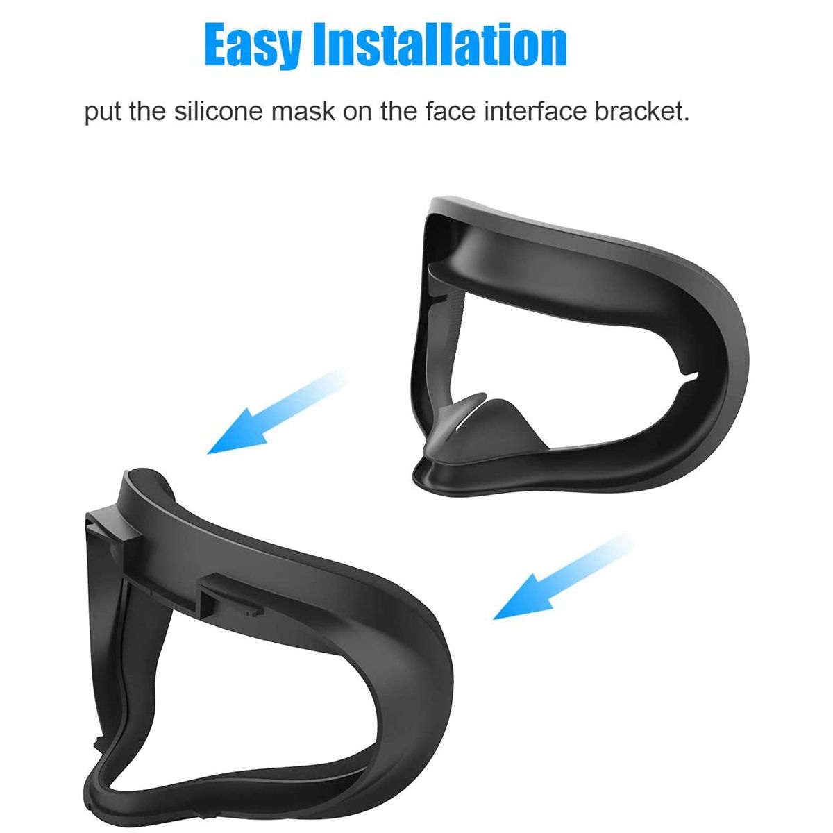 VR Silicone Face Cover For Oculus Quest 2 Headset