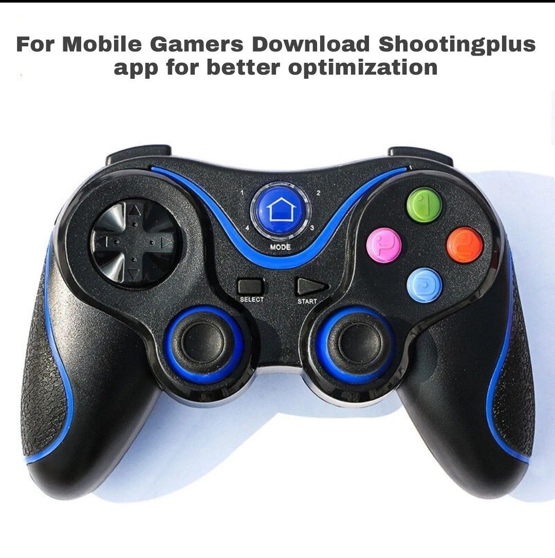 Wireless Mobile Game Controller Pad Bluetooth Phone Gamepad Joystick Game Handle With Retractable Phone Holder Clip Compatible For Android /iOS Smartphone