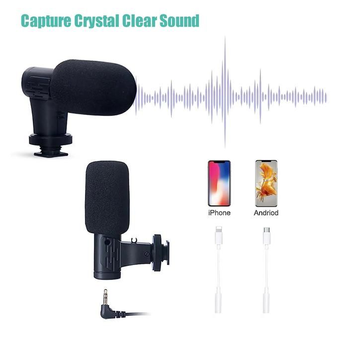 Mobile Phone Holder Smartphone Video Kit Microphone Video Light LED Selfie Stick Tripod Bluetooth Recording Handle Portable Stabilizer