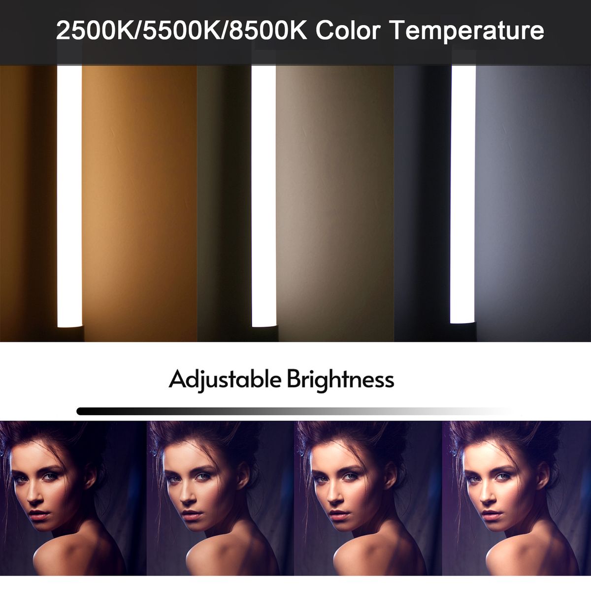 D2 Handheld RGB Light Tube LED Video Light Wand