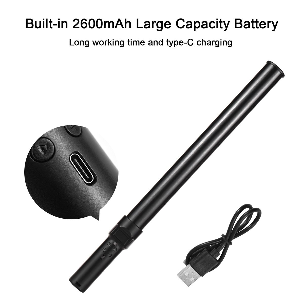 D2 Handheld RGB Light Tube LED Video Light Wand
