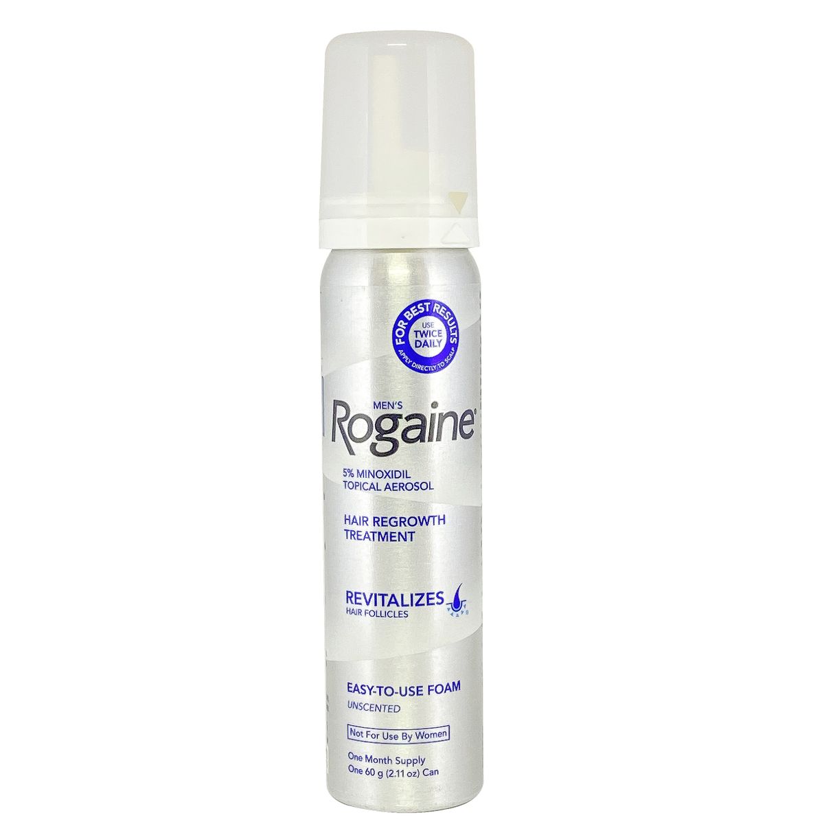Men's 5% Minoxidil Foam For Hair Regrowth - 1 Months Supply