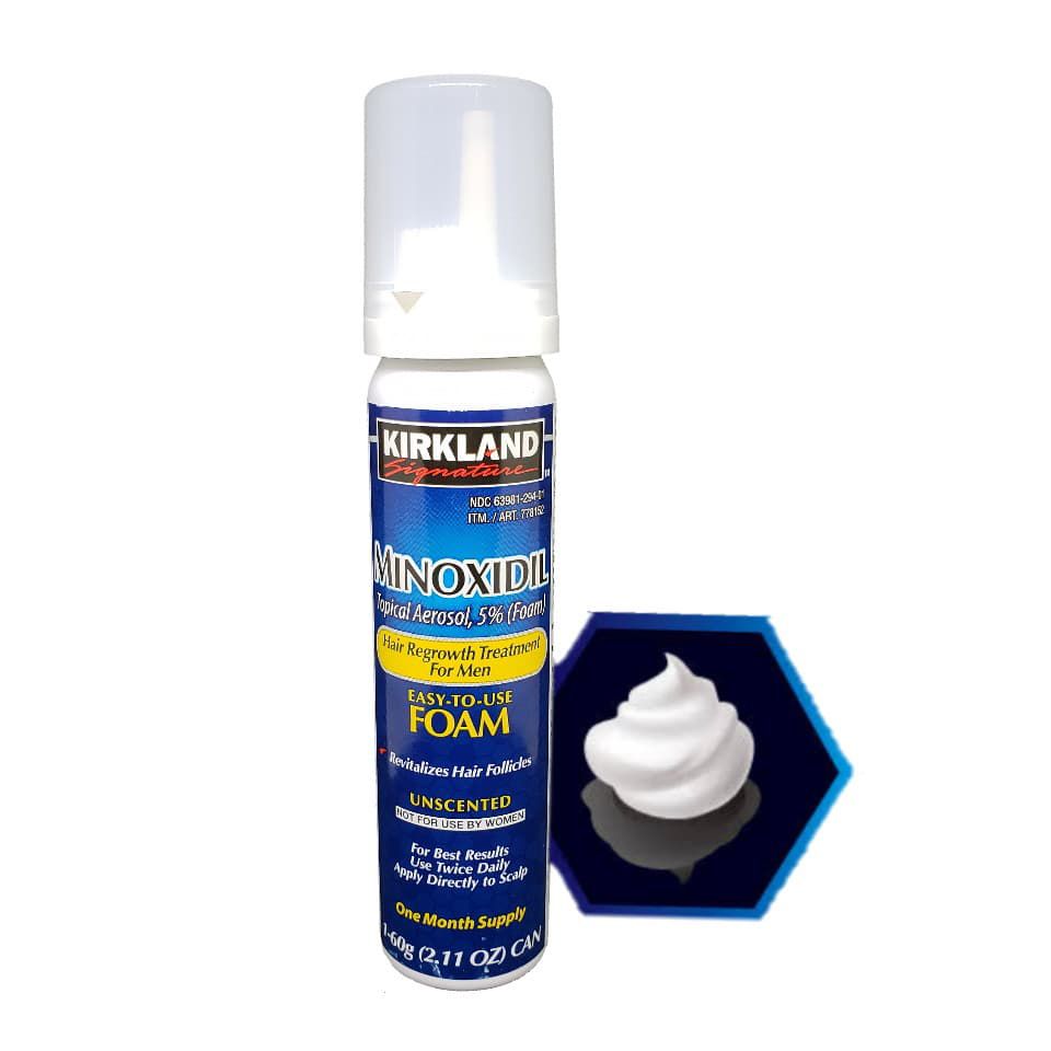 5% Minoxidil Hair Growth Treatment, Can Foam Aerosol