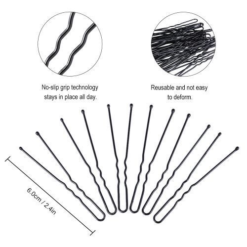 12 PCS Bobby Pins Invisible Hair Clips Wig Salon Tools