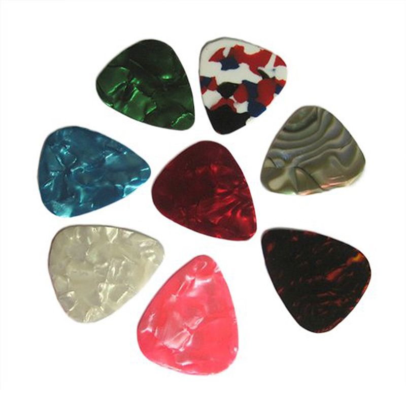 20pcs Thin Guitar Picks 0.46mm Random
