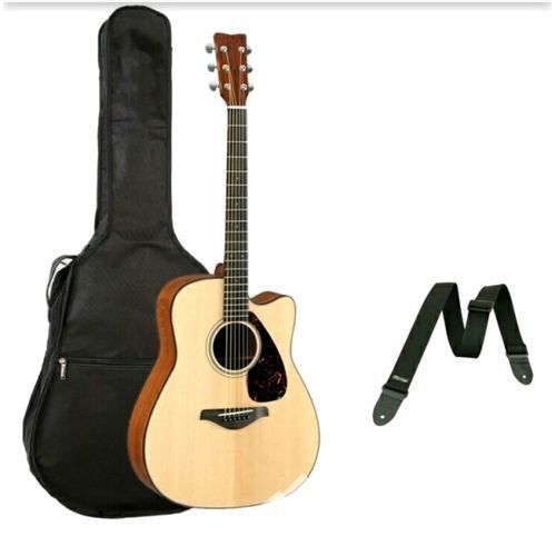 Acoustic Box Guitar With Bag And Strap - Brown Size 41with Extra Guiter Strings