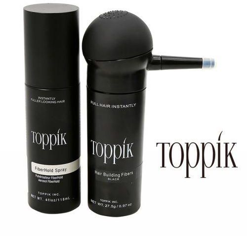 Black Hair Fiber, Milky Holding Spray & Applicator