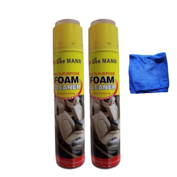 De Gee Multi-purpose Foam Cleaner X2pcs And Free Towel