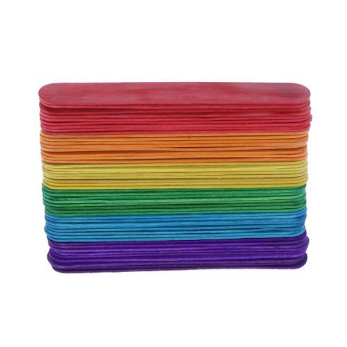 Colorful Long Popsicle Sticks
