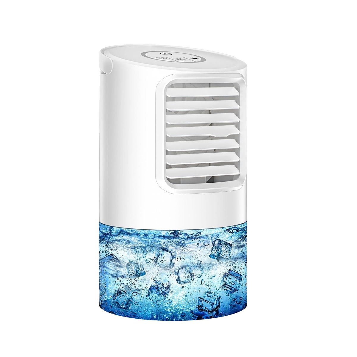 Portable Air Conditioner Fan 3 Speeds Mini Air Cooler with 800Ml Water Tank Small Air Conditioner Unit