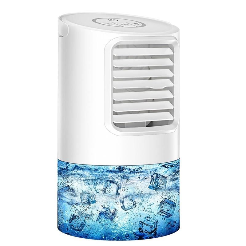 Portable Air Conditioner Fan 3 Speeds Mini Air Cooler with 800Ml Water Tank Small Air Conditioner Unit