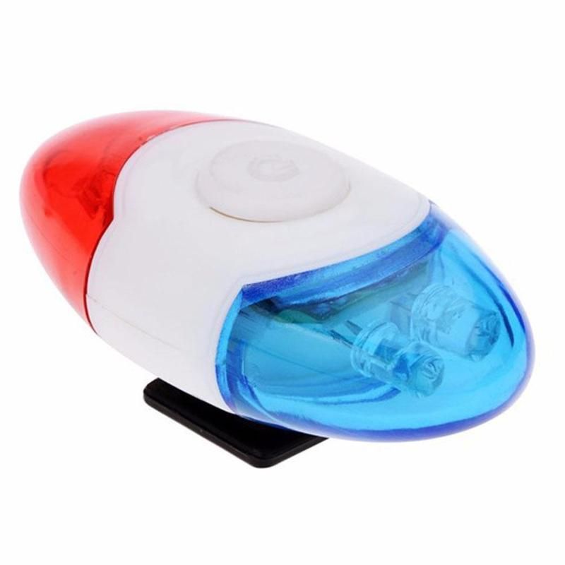 Bike Light Bicycle 4 Flashing Led 4 Sounds Police Siren Car