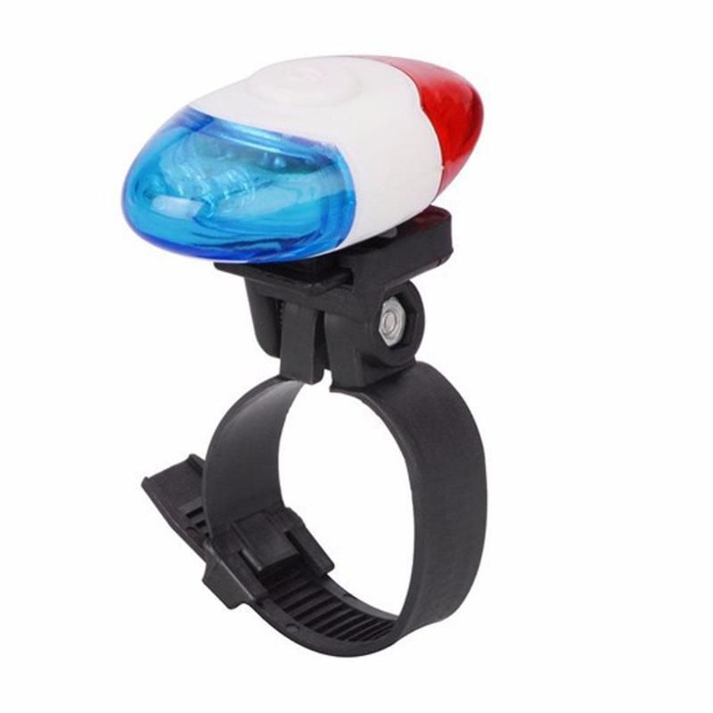 Bike Light Bicycle 4 Flashing Led 4 Sounds Police Siren Car