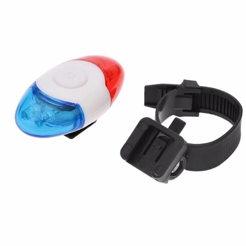 Bike Light Bicycle 4 Flashing Led 4 Sounds Police Siren Car