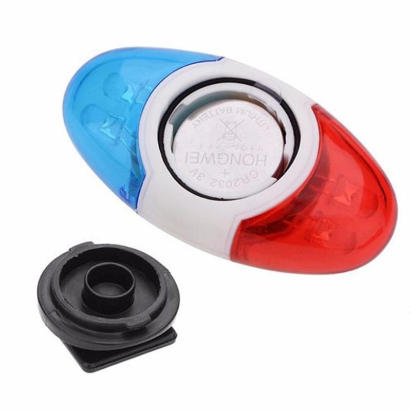 Bike Light Bicycle 4 Flashing Led 4 Sounds Police Siren Car