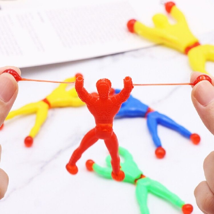 20 PCS Sticky Climbing Wall Superman Climber Toy,