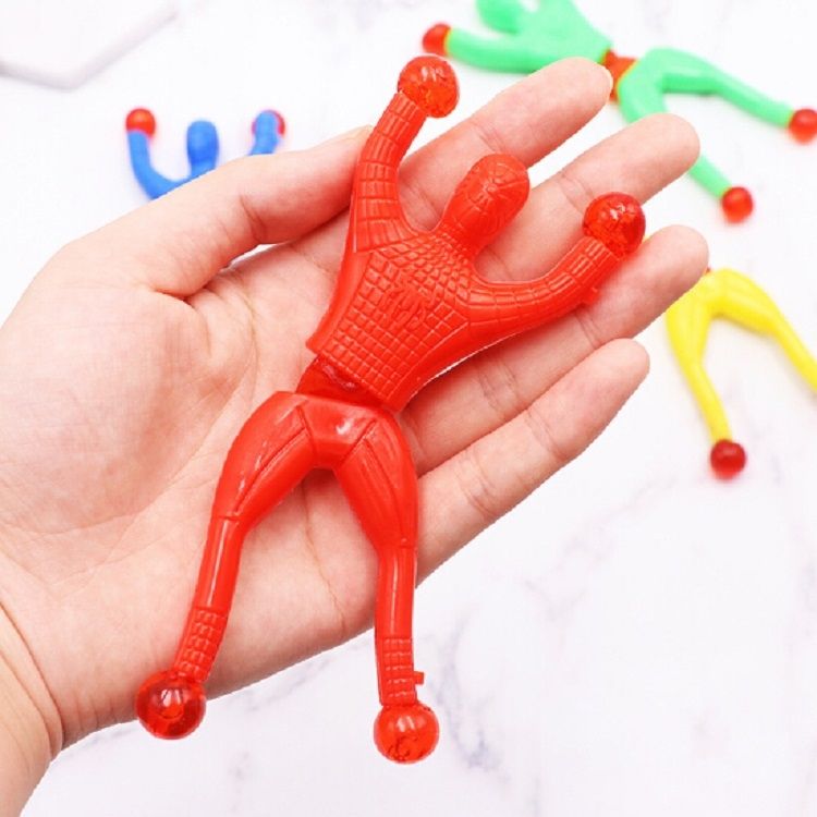 20 PCS Sticky Climbing Wall Superman Climber Toy,