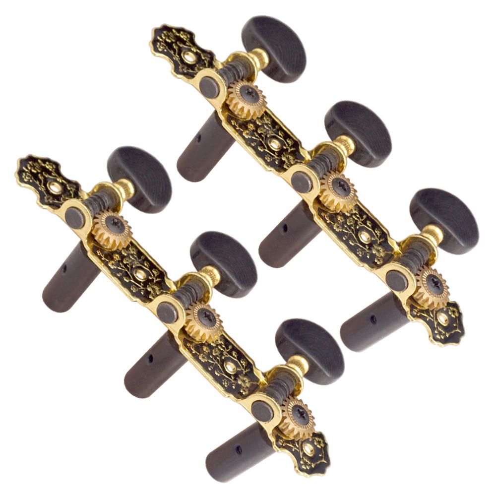 1 Pair (Left + Right) 1:18 Acoustic Classical Guitar Machine Heads Tuning Key Pegs String Tuners