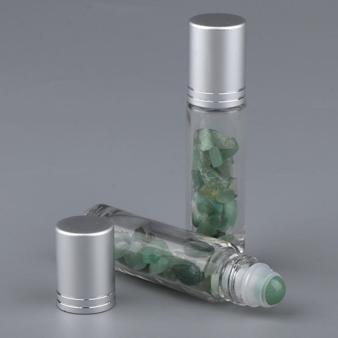 10ml Crystal Glass RollonBottle Natural Crystal Green Aventurine