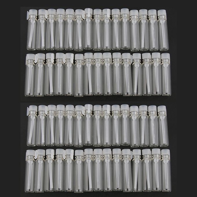 60X Mini Clear  Sample Glass Bottles Empty  Essential Oil