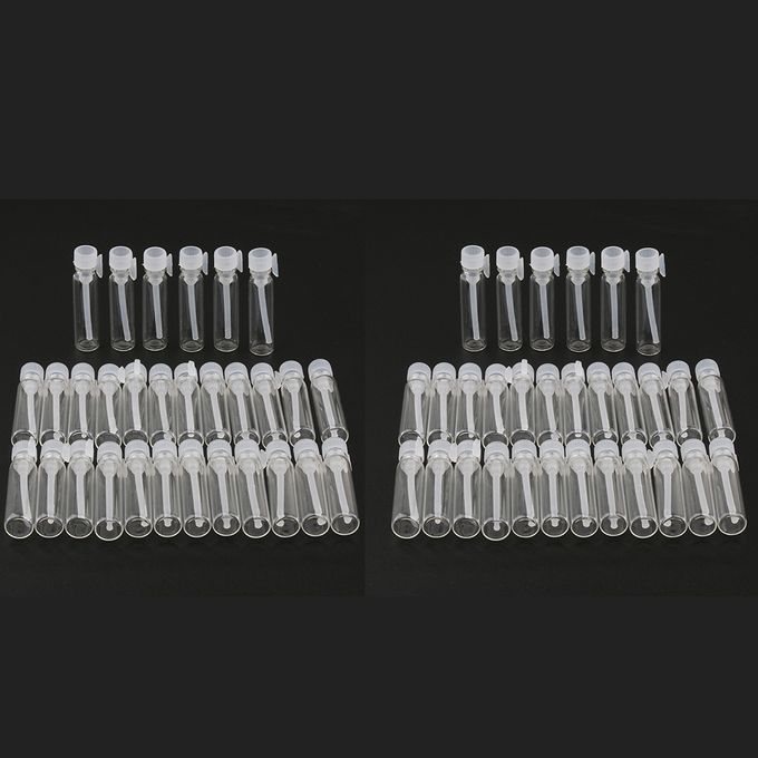 60X Mini Clear  Sample Glass Bottles Empty  Essential Oil