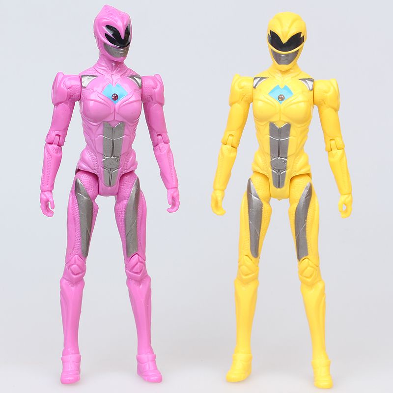 5pcs Aime Mighty Power Morphin Dinosaur Team Rangers ET
