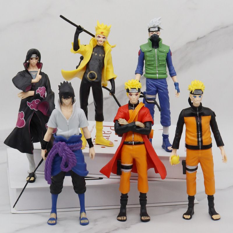 Anime Naruto Shippuden Figure Model Uchiha Itachi Obito Madara Sasuke Hidan Konan Pain Kakashi Action Figure Toy(No.#1)