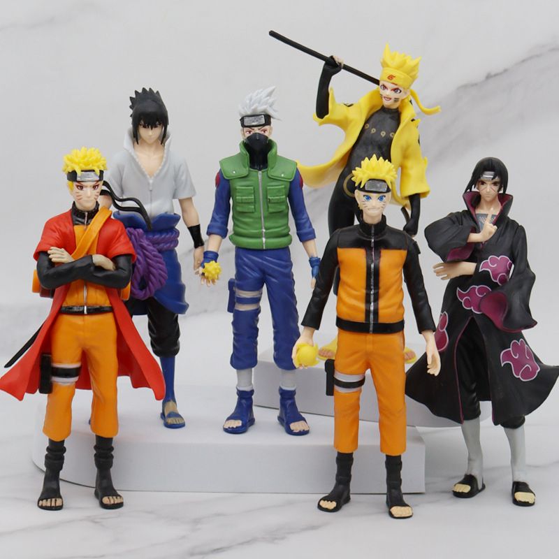 Anime Naruto Shippuden Figure Model Uchiha Itachi Obito Madara Sasuke Hidan Konan Pain Kakashi Action Figure Toy(No.#1)