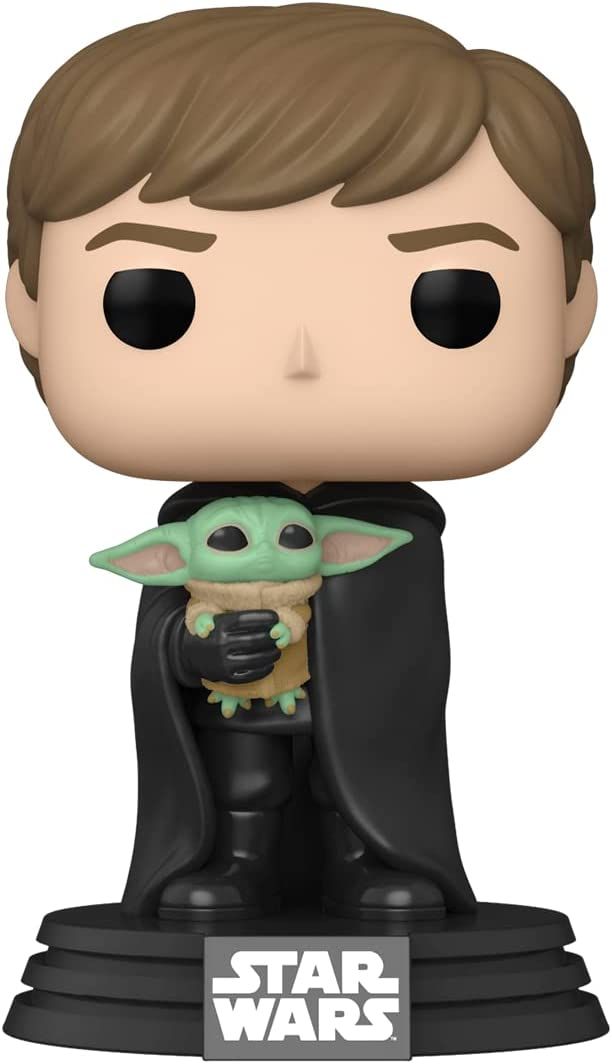 Pop! Star Wars: Mandalorian- Luke Skywalker With Grogu