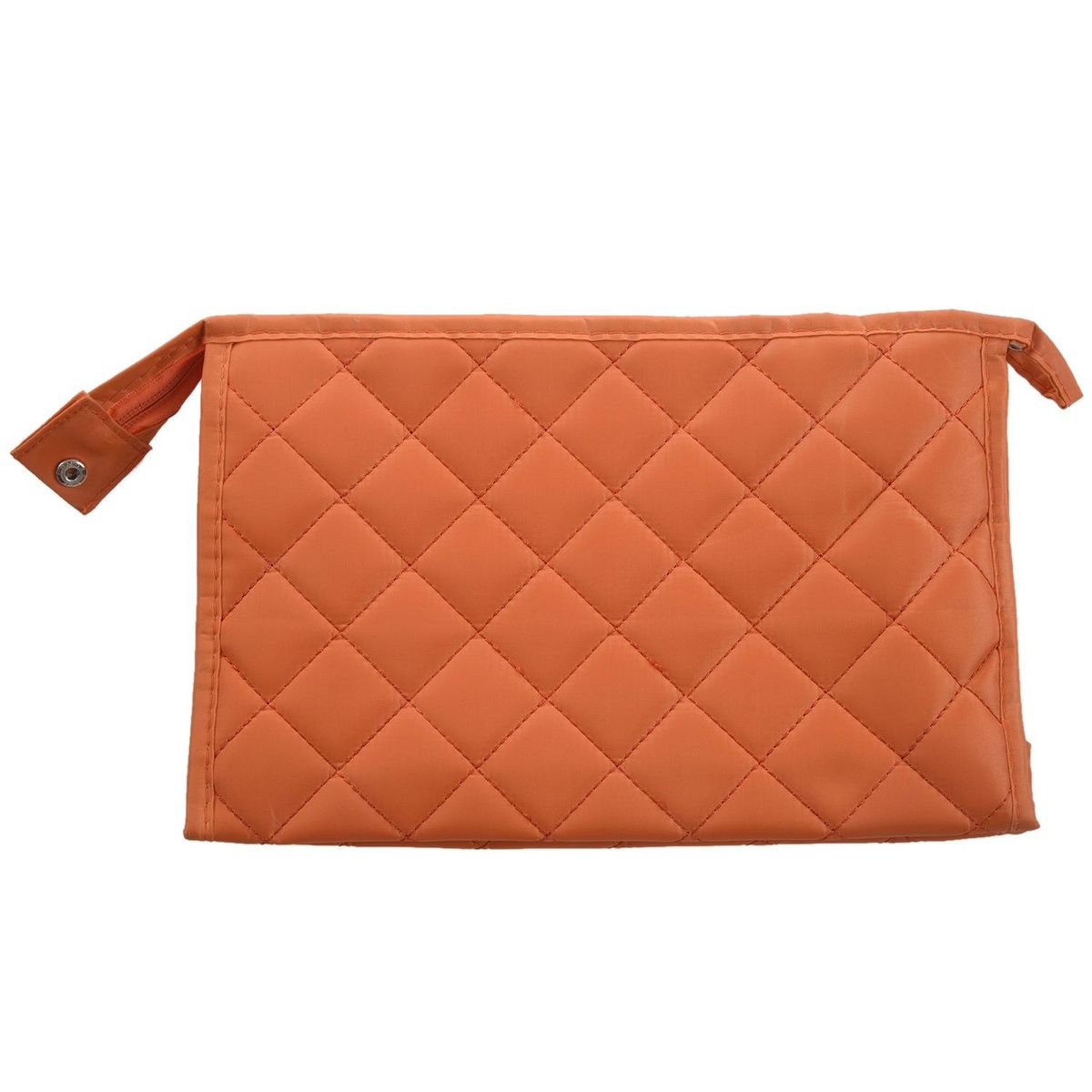 Women Zipper Closure Small Cosmetic Case Makeup Bag -