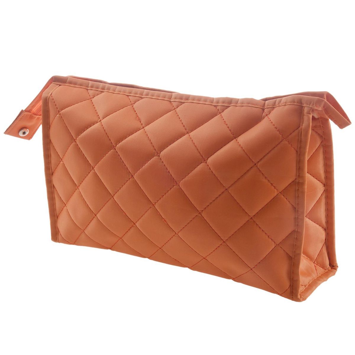 Women Zipper Closure Small Cosmetic Case Makeup Bag -