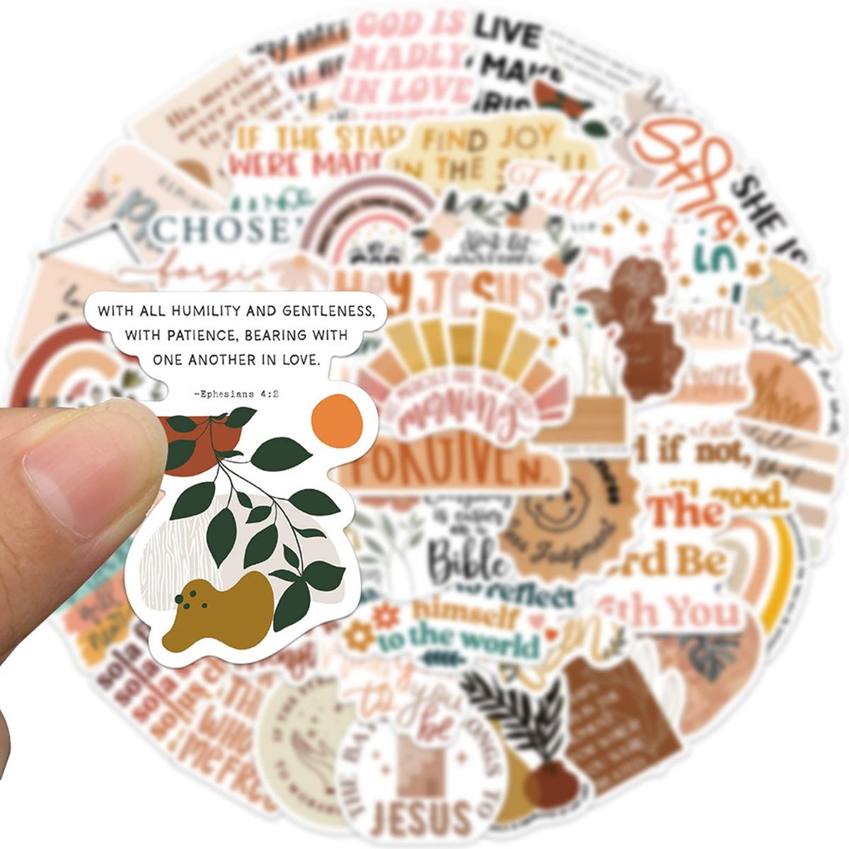 50Pcs Scrapbook Stickers Journal Album Scrapbooking Stationery Stickers