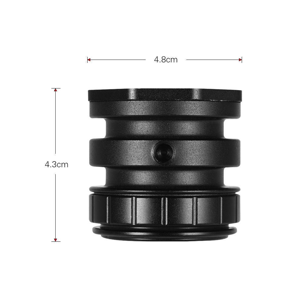 Dimmable Waterproof Dimmable Mini LED Video Light Diving Light Fill-in Lamp 5600K CRI 95+ Underwater 3meters 120° Wide Beam Angle with Hot-shoe Mount USB Charging Cable for Cameras for GoPro 7/6/5 for Support Diving Underwat