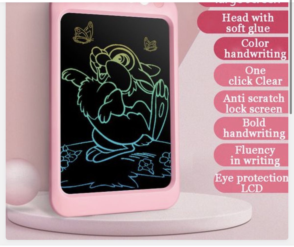 3D Magic Drawing Pad Toys For Kid Tablet Led Lights Art Drawing Board Graffiti Blackboard Montessori Education Children Toy Gift