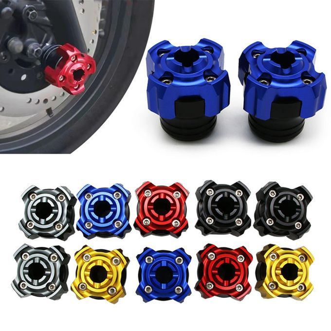 1Pair Front Fork Frame Sliders Replacement Fit For Honda Pcx125 Blue