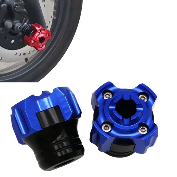 1Pair Front Fork Frame Sliders Replacement Fit For Honda Pcx125 Blue
